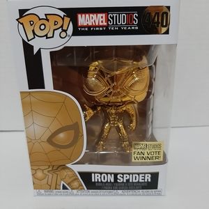 Funko Pop! Vinyl Gold Iron Spider Figure